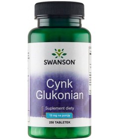 Resim Swanson, Zinc Gluconate, 15 Mg, 250 Tablets 