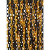 Resim FM Trafik Plastik Zincir (25m) Sari Siyah 