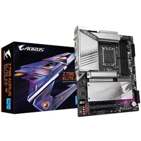 Resim Gigabyte Z790 Aorus Elite AX-W Intel Z790 7600 MHz (OC) DDR5 Soket 1700 ATX Anakart 