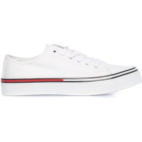 Resim Tommy Hilfiger Em0em00962ybr Beyaz Erkek Sneaker 