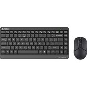 Resim A4-Tech FG1112 2.4 Q FN-MM Siyah Mini Klavye ve Mouse Seti A4-Tech