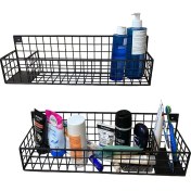 Resim Wess Dizayn Metal Banyo, Mutfak Rafı Organizer 2'li Set WD242 