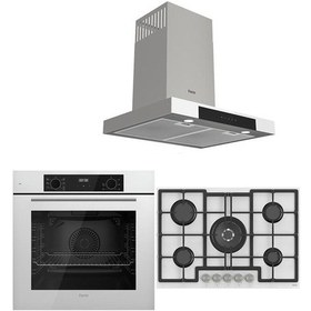 Resim Ferre Icon Plus 75 Serisi QBL63CB-ED036-D101 3lü Cam Ankastre Set 