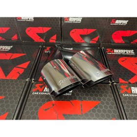 Resim Akrapovic 90mm Çiftli Çıkış Krom Kap. (sol) 