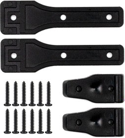 Resim Samdoo Axıal Scx10 Iıı Axı03007 1/10 R/c Tırmanma Arabası İçin Kauçuk Arka Kapı Menteşe Seti - Dayanıklı Abs Plastik Tamir Parçası 