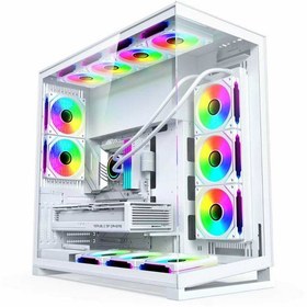 Resim Zoko Father Beyaz 9x12cm Argb Fanlı Full Tower Kasa 