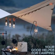 Resim 5 adet Taktiksel 8.89cm Plastik Dış Mekan Toka Molle Klipsi ITW Anahtarlık D-Şekilli Sert Yay Snap Ekipman Kancası Dış Mekan Kamp Yürüyüş EDC Araçları 