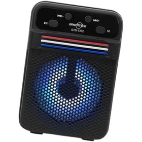 Resim GTS-1372 USB ve FM Radyo Mini Bluetooth Kablosuz Taşınabilir Led Hoparlör 