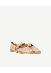 Resim Yargıcı Nakış İşlemeli Mary Jane Espadril 26ykay4047x 017 Bej 