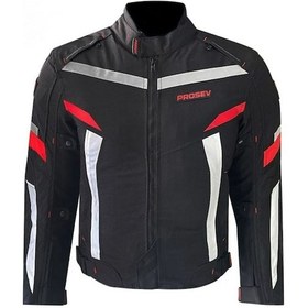 Resim Motosiklet Montu 4 Mevsim Full Koruma Özel Oxford 600-d Kumaş Motor Mont Red 