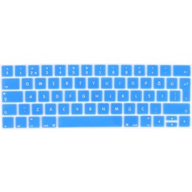 Resim Arabulalaca Apple Macbook Pro 13" A1706 Touch Bar Türkçe Silikon Q Klavye Koruyucu 