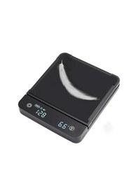 Resim Xuweiwei Siyah 3kg 01g Dijital Kahve Tartisi Zamanlayici Tare Fonksiyonu Pour Over Brew Ideal Hassas Mutfak Tartisi Pil İle Calisir 
