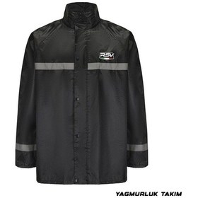 Resim Motoanl Motosiklet Ve Bisiklet Lüx Yağmurluk Takım Üst Ve Alt 1.kalite Astarlı Motor Kurye Yağmurluğu 