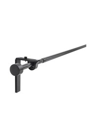 Resim Perde Çubuğu Seti, Siyah, 120-210 Cm Siyah 