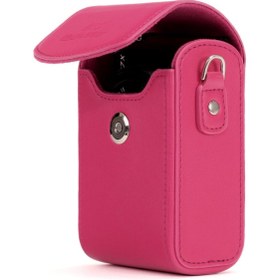 Resim MegaGear Canon Powershot Sx730 Hs Sx740 Suni Deri Fotoğraf Makinesi Kılıfı 