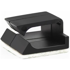 Resim Wcl1206 Kablo Sabitleme Kelepçesi Klipsi Yapışkanlı Duvar Kablo Tutucu 16 x 15,7 x 10 MM Siyah 30 Adet 