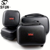 Resim JSFUN Suni Deri Balıkçılık Makinesi Kılıfları Sert Balıkçılık Makinesi Koruyucu Kılıf Torba Saklama Kutusu Balıkçılık Takımı Çantası 