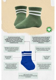 Resim Bistyle 6'lı Penye Çemberli Soket Çorap Bs6003 Sarı 001 