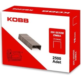 Resim Kobb Kbz216 16mm 2500 Adet 200 Serisi Ağır Hizmet Tipi Zımba Teli 
