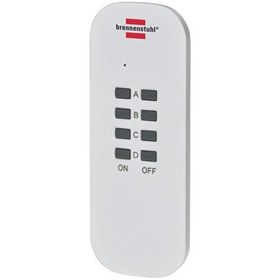 Resim Brennenstuhl Comfort Line Serisi 25 Metre Uzaktan Kumandalı 3'lü Beyaz Priz Seti 