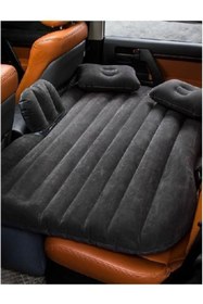 Resim Sportlife Şişme Yatak Araba Ve Kamp Yatağı Çanta Elektrikli Pompa Tamir Kiti Ve Yastıklı Yatak Seti 