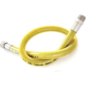 Resim 75 cm Doğalgaz Flex Bağlantı Hortumu Gaz Flexi Soba Fırın Ocak 