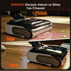 Resim Roborock F25 RT Islak Kuru Akıllı Dikey Süpürge 