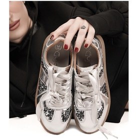 Resim Kamila Guja İthal Özel Seri Taş Ve Pul Detaylı Kadın Spor Ayakkabı Gümüş Gümüş 