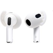 Resim AirPods 3 Kaymaz Silikon Kulaklık Kapağı Koruyucu Beyaz 