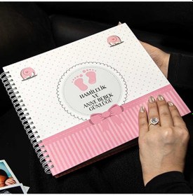 Resim Hamilelik Ve Anne Bebek Günlüğü Pembe - Anı Defteri - 