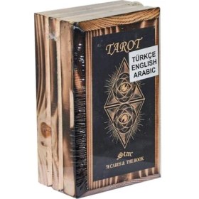 Resim Storemax Star Tarot Oyun Kartı Ahşap Kutulu 