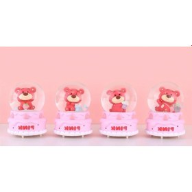 Resim River World 7 Cm'lik Kar Küresi Işıklı Ayıcıklı 