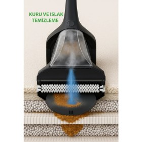 Resim Halı ve Koltuk Temizleme Makinesi, 7m Kablo, Hafif ve Taşınabilir Tasarım 