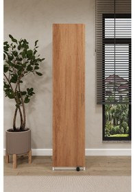 Resim Lüks Çok Amaçlı Kiler Dolabı %100 Mdf Erzak Organizer Dolabı Mk19 Petra Petra 