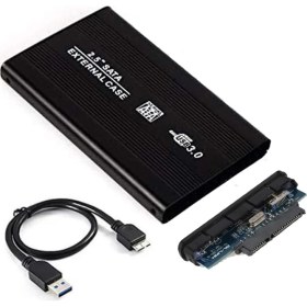 Resim Wozlo 2.5'' Inç USB 3.0 Harici HDD SSD Harddisk Kutusu - Micro USB 3.0 Giriş 