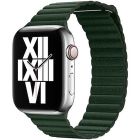 Resim Apple Uyumlu Watch 38mm 40mm 41mm Kordon Deri Loop Kordon 1/2/3/4/5/6/se/7/8 