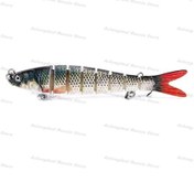 Resim Padalink 8 Bölüm Biyomimetik Balık Yem Seti 11.4g - Tatlı/ Tuzlu Su, Mikro Olta, Saçma Balık Taklidi, 5 Numara 