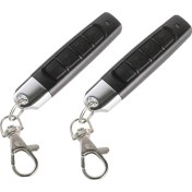 Resim Neevoyu 2 Adet Siyah 4 Tuşlu 433mhz Kopyalama Kontrolcü - Elektrikli Kapı/garaj Kapısı Kumanda, Ev/avm Güvenlik Alarmı, Kopya Makinesi Gerektirmeyen Ak-kb1301b 