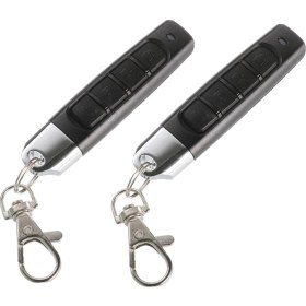 Resim Neevoyu 2 Adet Siyah 4 Tuşlu 433mhz Kopyalama Kontrolcü - Elektrikli Kapı/garaj Kapısı Kumanda, Ev/avm Güvenlik Alarmı, Kopya Makinesi Gerektirmeyen Ak-kb1301b 