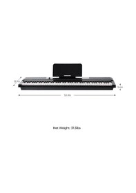 Resim The One Sp-nex Akıllı 88 Tuş Graded Hammer Action Ağırlıklı Taşınabilir Dijital Piyano 