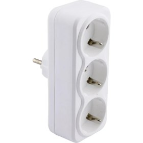 Resim Nzb Fiş Priz Topraklı Çoklu Grup Priz Çoğaltıcı Üçlü Golyat Elektrik Prizi 3'lü 
