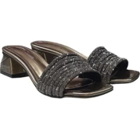 Resim Pierre Cardin Taşlı Dolgu Topuk Günlük Bayan Terlik 