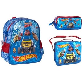 Resim Hot Wheels Anaokulu Çantası Seti Çok Renkli 