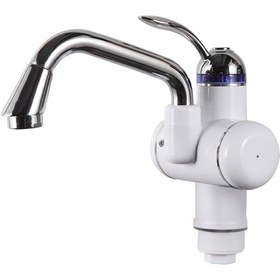 Resim Sıcak Musluk ASG-2B Tezgaha Monteli Ani Su Isıtıcı Şofben Musluk 