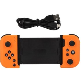 Resim Çocuk Kablosuz Mobil Oyun Denetleyicisi Profesyonel Ergonomik Geri Çekilebilir Mobil Gamepad Aksesuarı Android İçin 