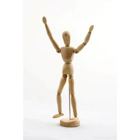 Resim Ahşap Robot Model 2 