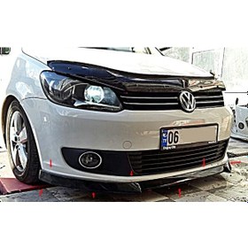 Resim Volkswagen Caddy Kaput Rüzgarlığı Parlak Siyah 2010-2015 