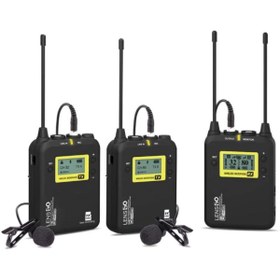 Resim LENSGO Lwm-328c Kablosuz Ikili Yaka Mikrofonu Seti 