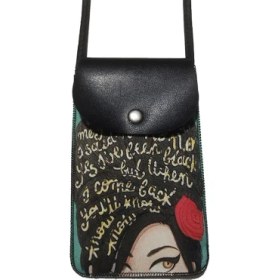 Resim Cemmys Kadın Çapraz Desenli Omuz Askılı Telefon Çantası Kılıfı 