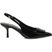 Resim Butigo 25s-437 5fx Siyah Kadın Topuklu Ayakkabı 000000000101983237 Siyah 